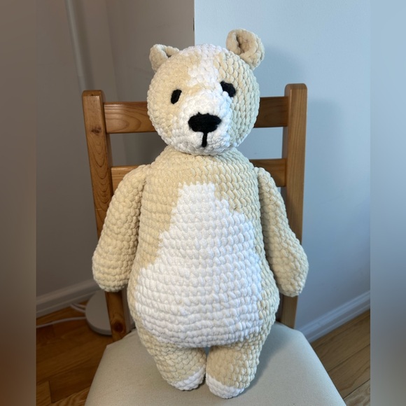 HANDMADE CROCHET TEDDY BEAR - Picture 1 of 4